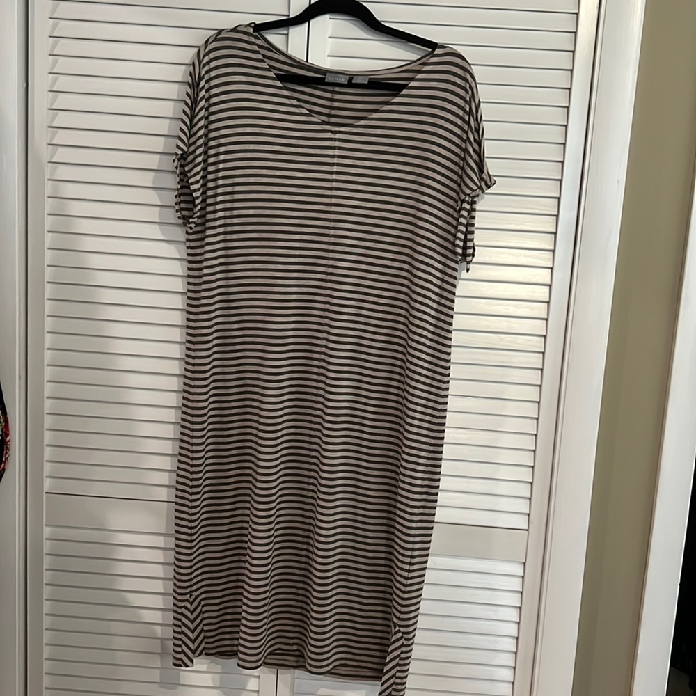 New Kenar Midi Shift Open Shoulder Dress